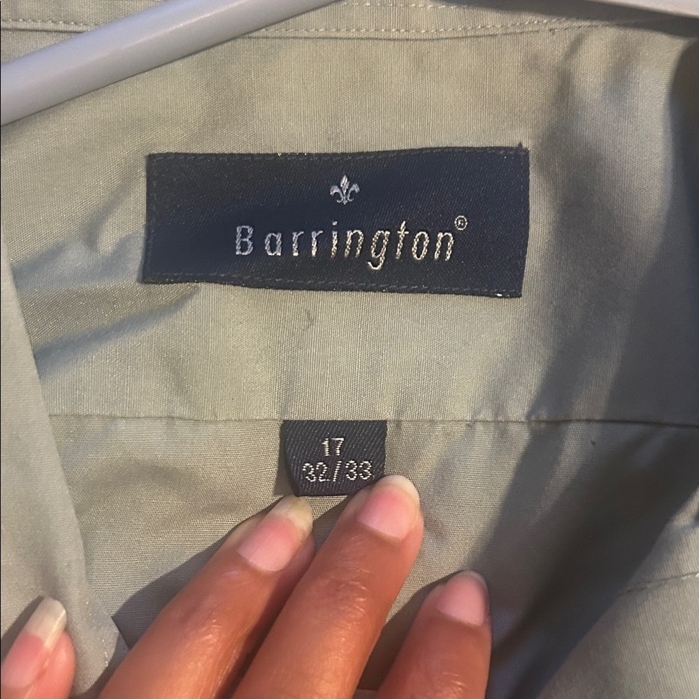 Barrington Men's Dress Shirt - Gray